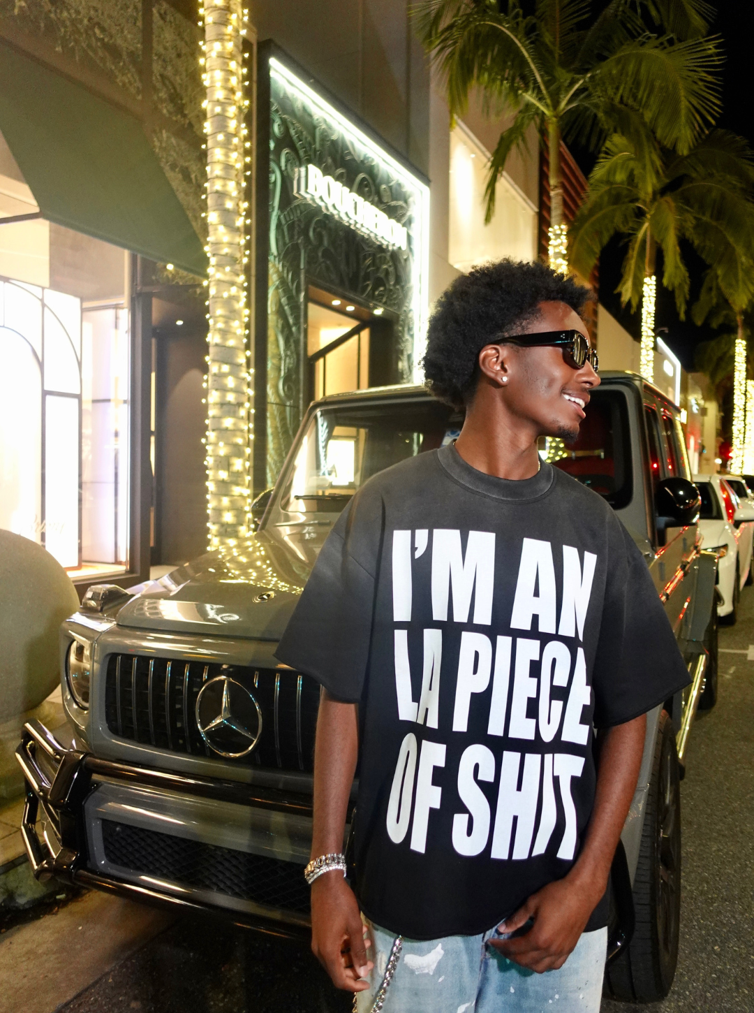 "I'M AN LA PIECE OF SHIT" Beverly Black